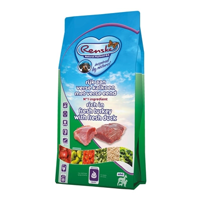 Renske Super Premium Adult Kalkoen / Eend 2 Kg