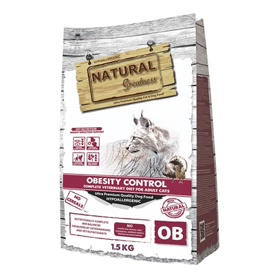 Natural Greatness Veterinary Diet Cat Obesity Control Complete 1,5 Kg