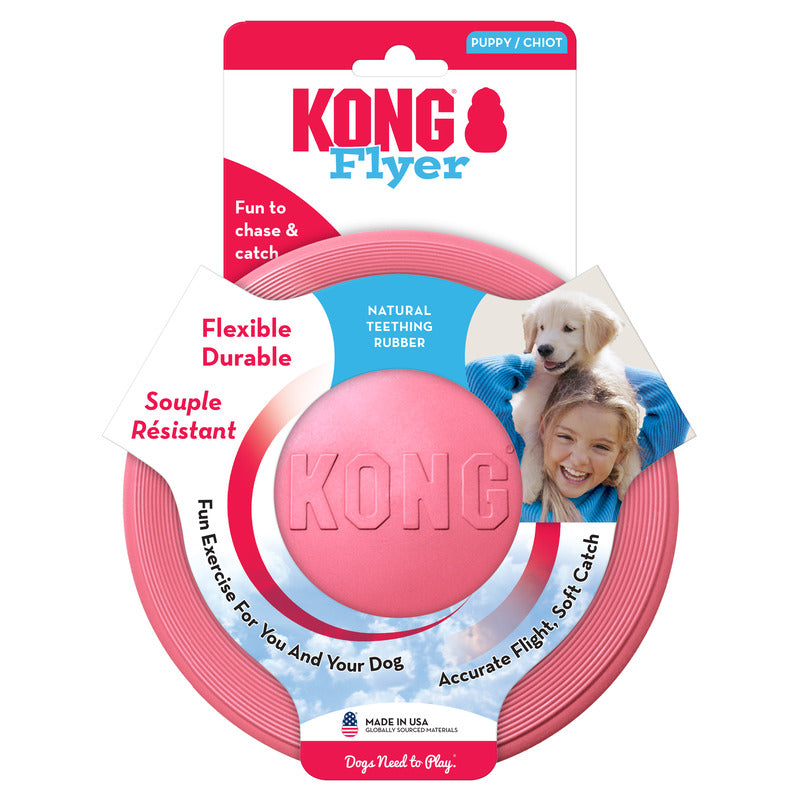 Kong Puppy Flyer Assorti 18X2X18 Cm