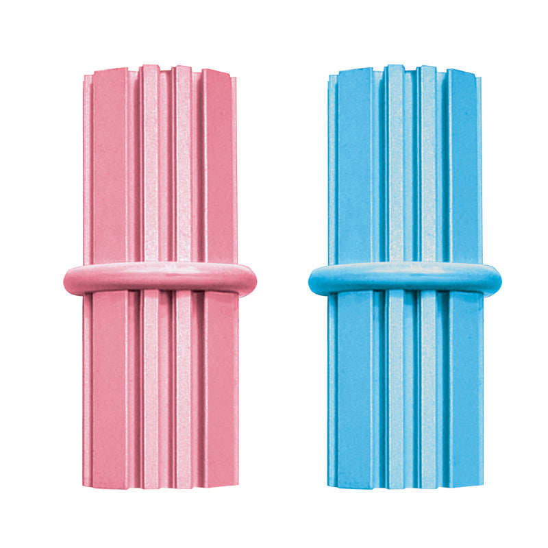 Kong Puppy Teething Stick Roze Of Lichtblauw Assorti 12X5,5X5,5 Cm