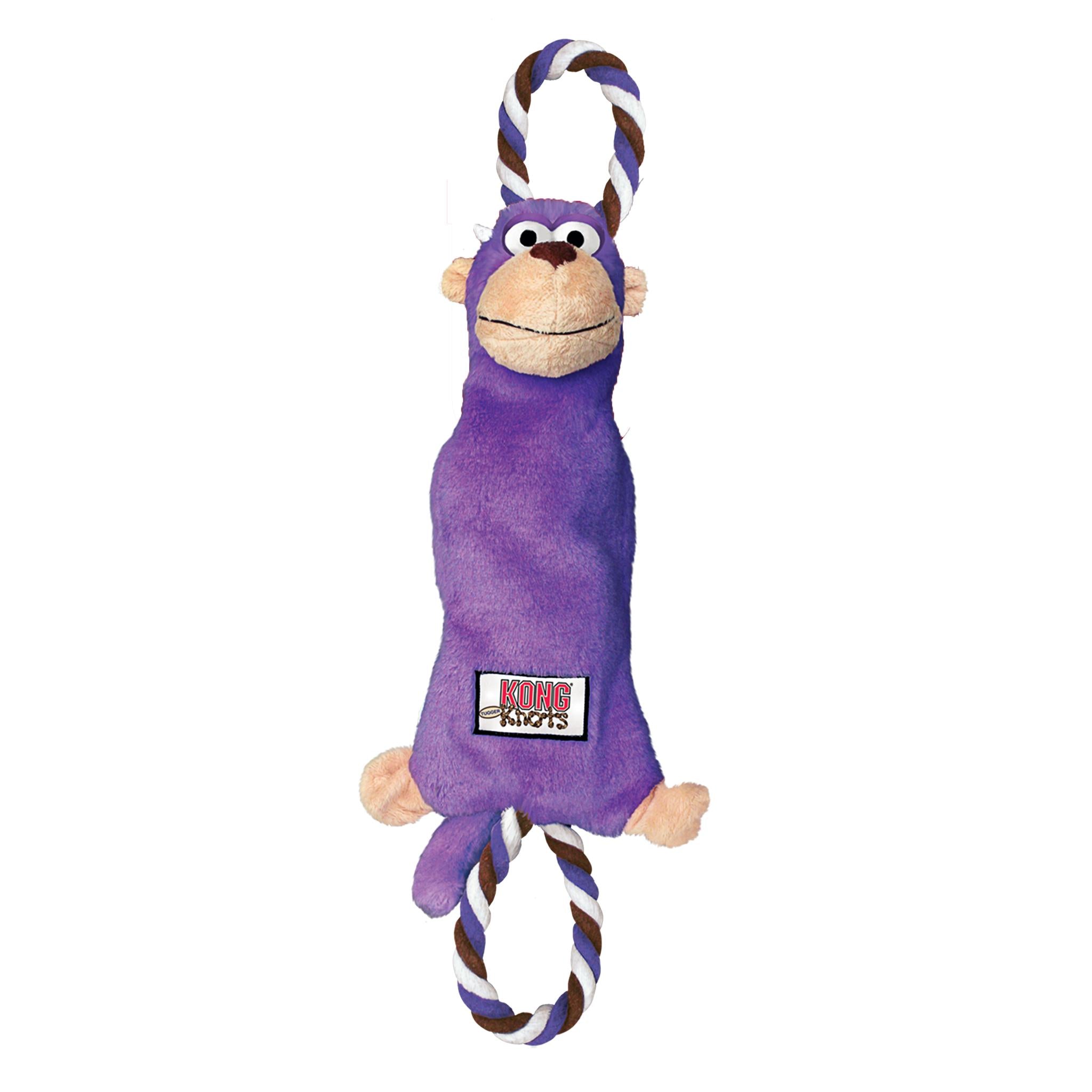 Kong Tugger Knots Monkey Aap Paars 11X9X34,5 Cm