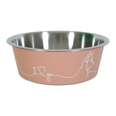 Zolux Love Voerbak Hond Roze 15 Cm750 Ml