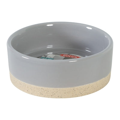 Zolux Olaria Voerbak Keramiek Grijs 14 Cm 450 Ml