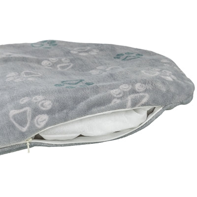 Trixie Hondenkussen Jimmy Soft Ovaal Lichtgrijs 44X31 Cm