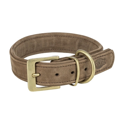 Trixie Halsband Hond Pure Leer Bruin Xs-S 27-34X2,5 Cm