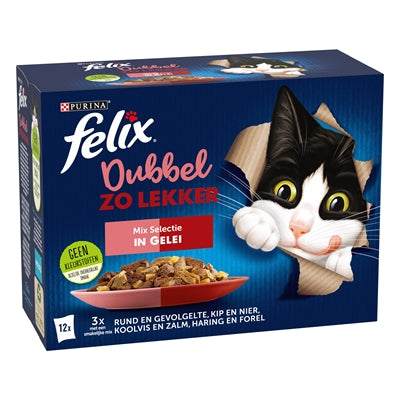 Felix Dubbel Zo Lekker Mix Selectie In Gelei 4X12X85 Gr