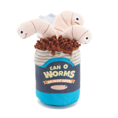 Bark Live Bait Bites Blik Met Wormen Pluche 26X16X11 Cm Tot 20 Kg