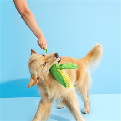Bark Corn On The Slob Maiskolf Tug Toy Pluche 34X14,5X4 Cm 10-20 Kg