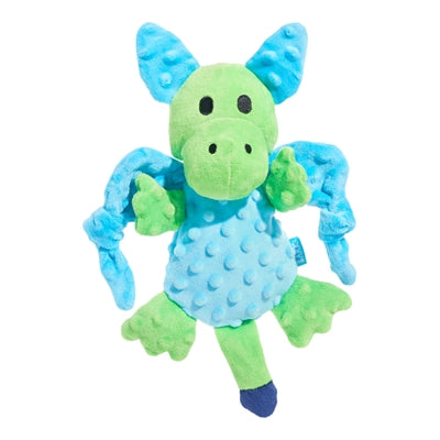 Bark Humbert The Dragon Draak Pluche Blauw / Groen 29X31X10 Cm