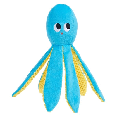 Bark Odd Otto Octopus Met Spikey Bal Pluche Blauw 30X12X8 Cm