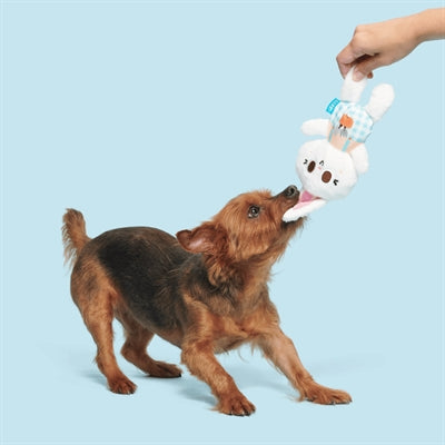 Bark Green Thumb Bun Pluche Konijntje Met Schort Wit 31X14X6 Cm Tot 20 Kg