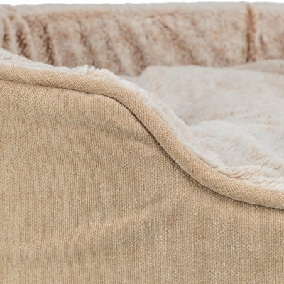 Trixie Vital Hondenmand Lino Soft Ovaal Beige / Creme 60X45 Cm