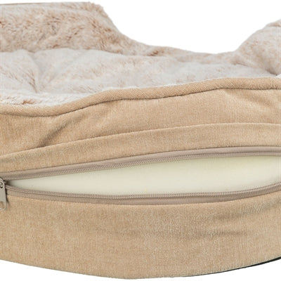 Trixie Vital Hondenmand Lino Soft Ovaal Beige / Creme 60X45 Cm