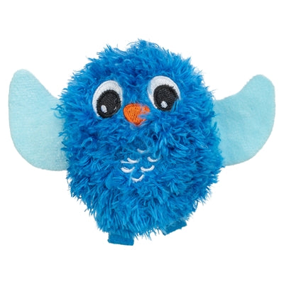 Trixie Uil Pluche Met Kattenkruid / Catnip Blauw 9 Cm
