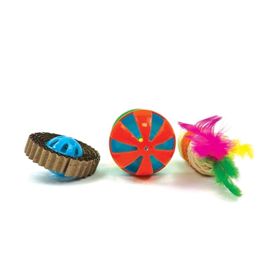 Happy Pet Tabby Patch Ratel / Roller / Krabspeeltje 9X7,5X7 Cm