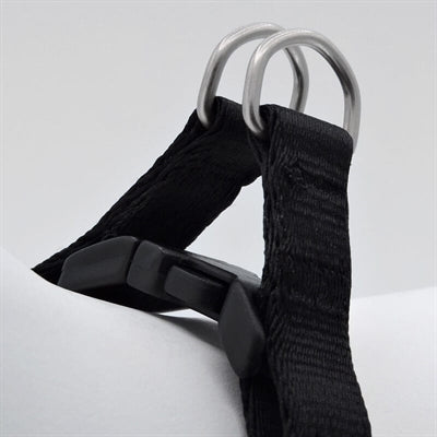 Morso Mini Hondentuig Verstelbaar Gerecycle Zwart 29-38X2,5 Cm