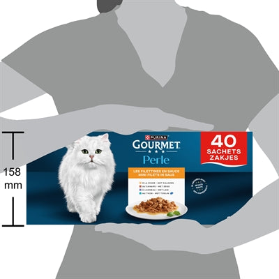 Gourmet Perle Mini Filets In Saus Multipack 40X85 Gr