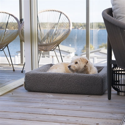 Bia Bed Premium Hoes Teddy Grijs 60X50X12,5 Cm