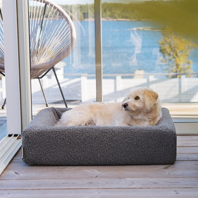 Bia Bed Premium Hoes Teddy Grijs 60X50X12,5 Cm