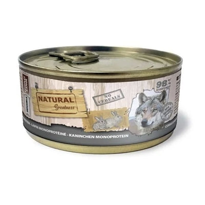 Natural Greatness Monoprotein Rabbit Recipe 400 Gr