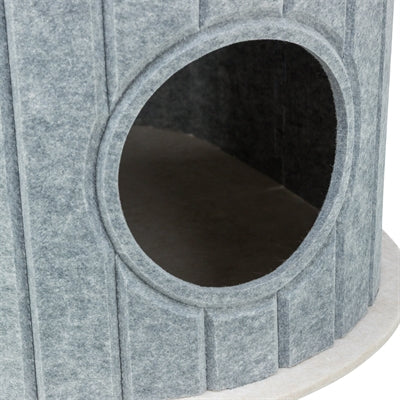 Trixie Speelbox Mara Ovaal Vilt Zand / Grijs 66X46X62 Cm