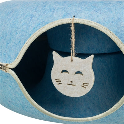 Trixie Speeldonut Vilt Blauw 60X60 Cm