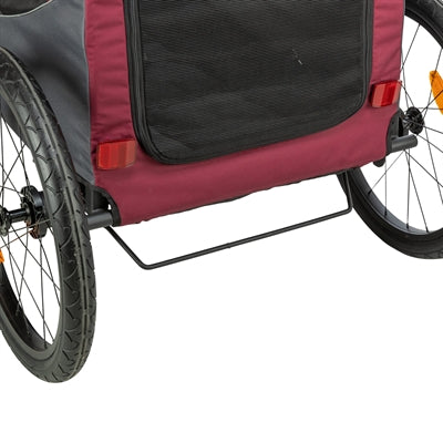 Trixie Hondenfietskar Grijs / Rood 61/125X56X64 Cm