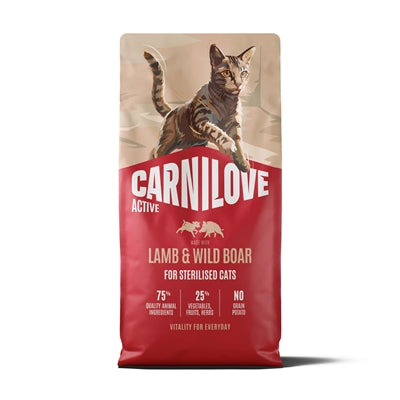 Carnilove Active Adult Sterilised All Breeds Lamb / Wild Boar 400 Gr