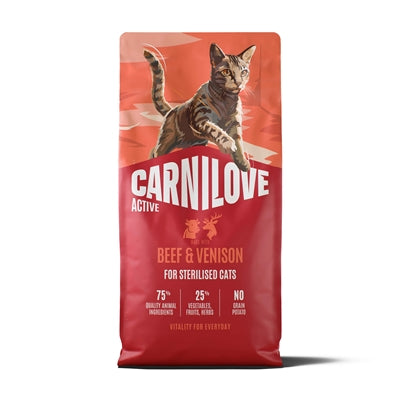Carnilove Active Adult Sterilised All Breeds Beef / Venison 2 Kg