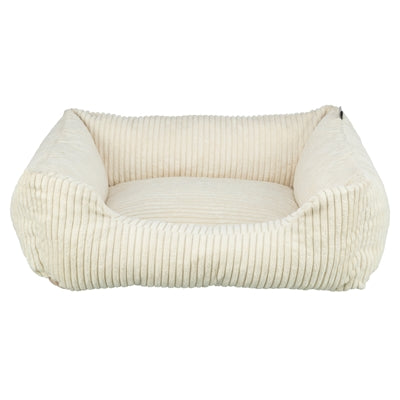 Trixie Vital Hondenmand Jonna Hoekig Ribfluweel Creme 60X50 Cm