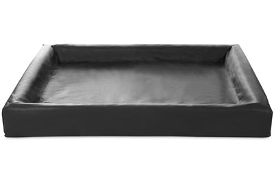 Bia Bed Kunstleer Hoes Hondenmand Zwart Bia-4 85X70X15 Cm