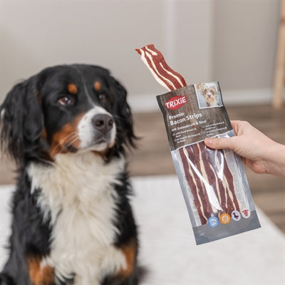 Trixie Premio Bacon Strips Met Eendenborst En Rundvlees 80 Gr