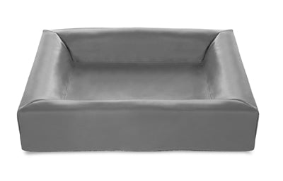 Bia Bed Kunstleer Hoes Hondenmand Grijs Bia-7 120X100X15 Cm