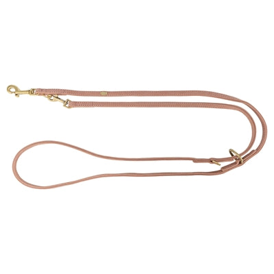 Trixie Hondenriem Pure Verstelbaar Leer Roze S-M 200X1,5 Cm