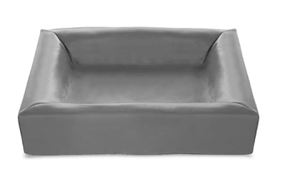 Bia Bed Kunstleer Hoes Hondenmand Grijs Bia-7 120X100X15 Cm