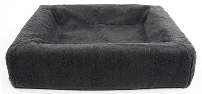 Bia Bed Fleece Hoes Hondenmand Grijs Bia-3 70X60X15 Cm