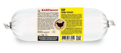 Barfmenu Kip Hondenvoer 1000 Gr