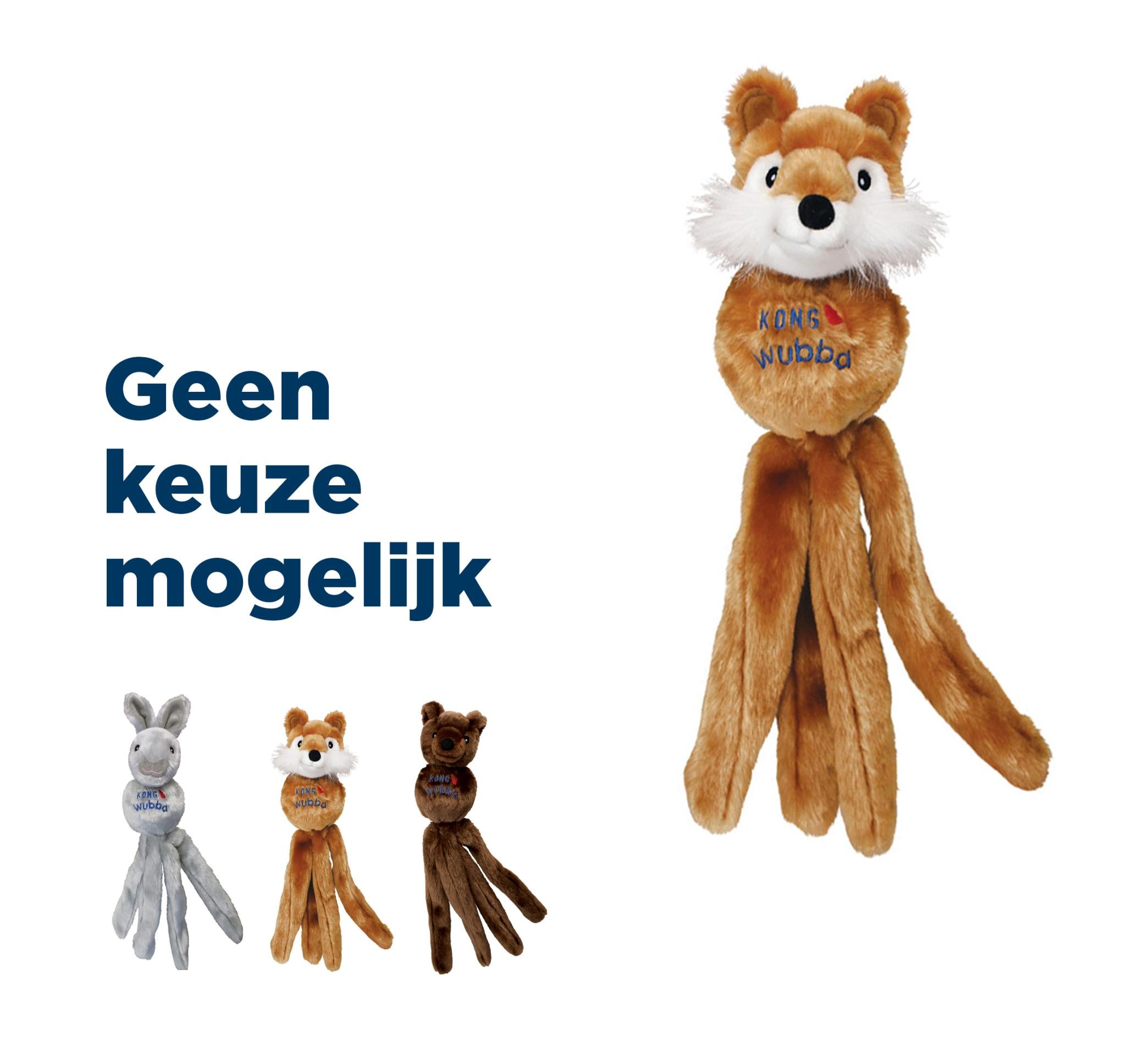 Kong Wubba Friend Assorti Small 28X7,5X6,5 Cm