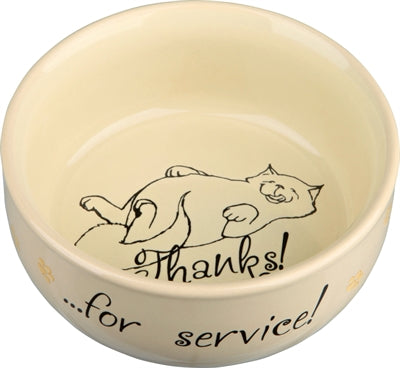 Trixie Voerbak Thanks For Service Assorti 15 Cm 0,3 Ltr