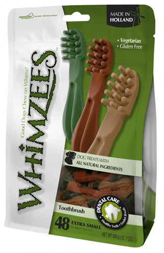 Whimzees Tandenborstel Xs 6,5 Cm 48 St