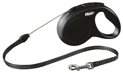 Flexi Rollijn Classic Cord Zwart Xs 3 Mtr