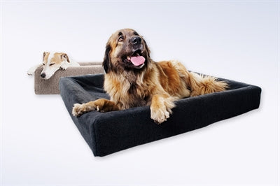 Bia Bed Fleece Hoes Hondenmand Grijs Bia-3 70X60X15 Cm