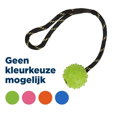 Happy Pet Tough Toys Floater Rubber Bal Touw Assorti Medium 37,5X5X5 Cm