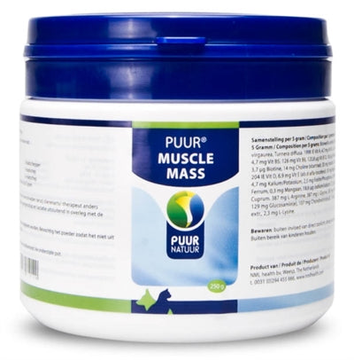 Puur Natuur Puur Muscle Mass (Spieropbouw) Hond & Kat 250 Gr