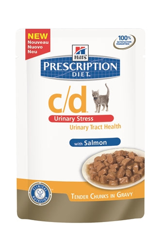 Hill's Prescription Diet Hill's Feline C/D Urinary Stress Zalm 12X85 Gr