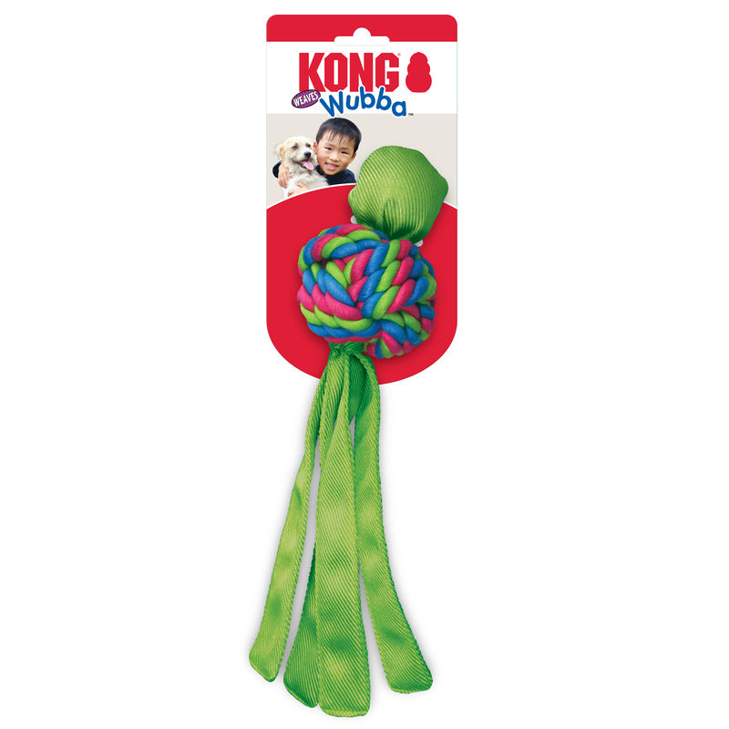 Kong Wubba Weaves Assorti 9X9X33 Cm