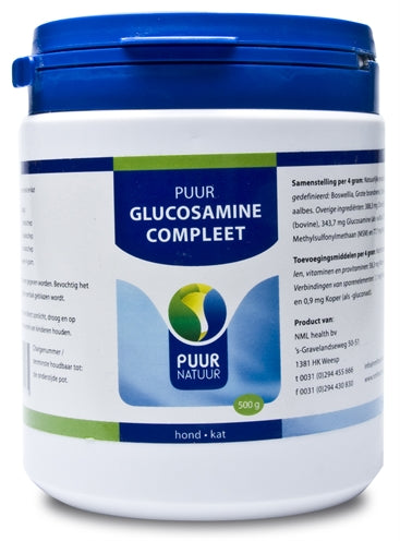 Puur Natuur Glucosamine Extra (Compleet) Voor Hond En Kat 250 Gr