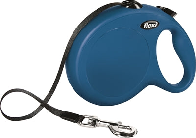 Flexi Rollijn Classic Tape Blauw S 5 Mtr