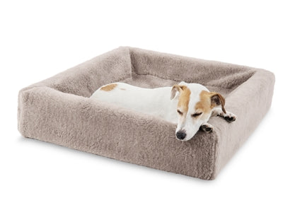 Bia Bed Fleece Hoes Hondenmand Taupe Bia-2 60X50X12,5 Cm