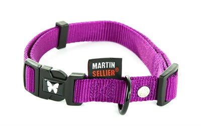 Martin Halsband Verstelbaar Nylon Paars 30-45X1,6 Cm